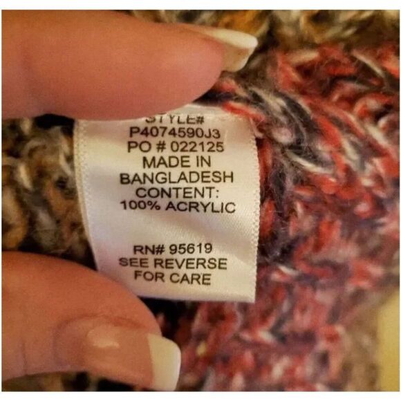 John Paul Richard Petite Long Sleeve Fall Sweater Size Medium Petite - Picture 5 of 6